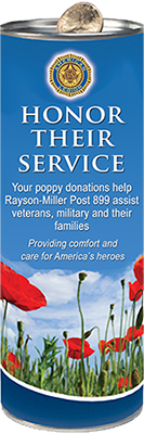 Poppy Donation Canister