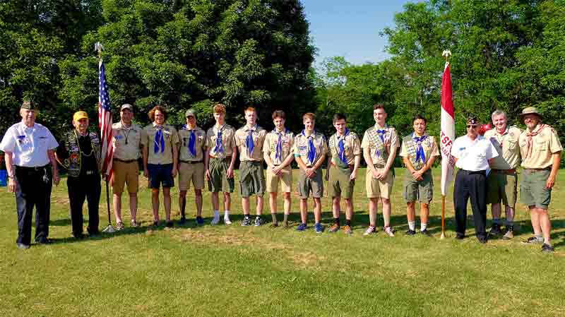 BSA Troop 341 Eagle Scouts Court of Honor 6-2021